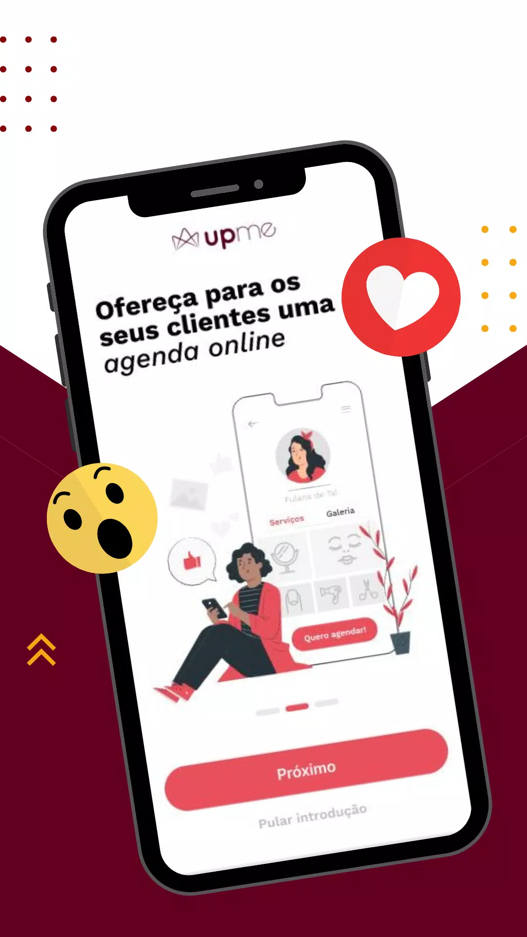 UPME: Agenda Online da Beleza 스크린샷 1