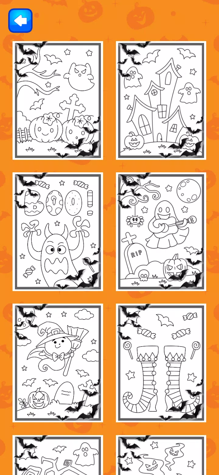 Schermata Halloween Coloring Game 1