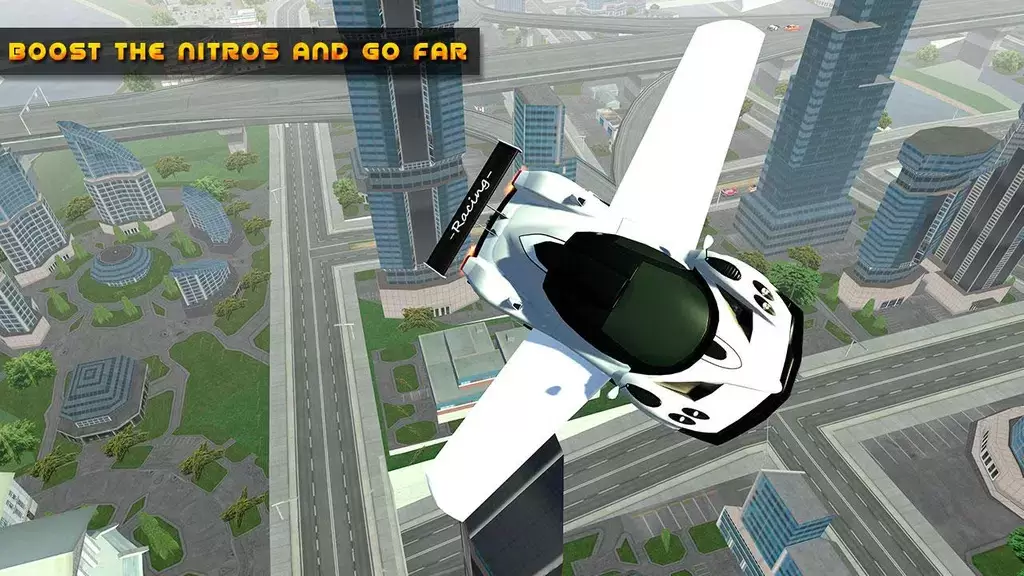 Flying Car Game driving Captura de tela 0