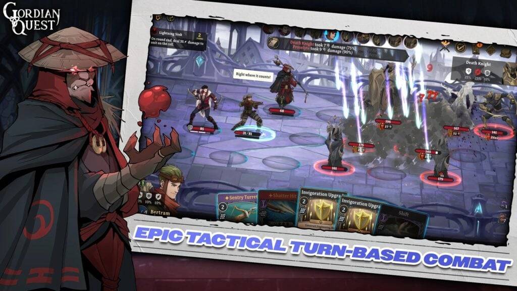 Gordian Quest: RPG de construção de deck agora no Android