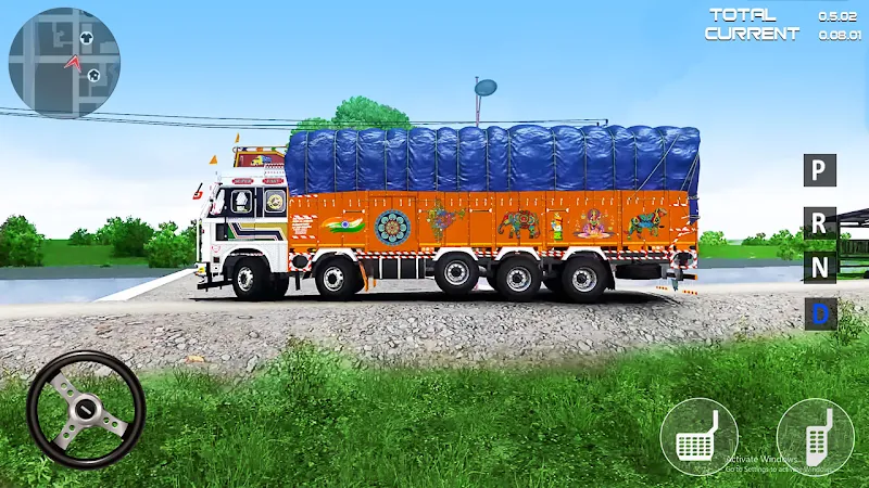 Indian Driver Cargo Truck Game ဖန်သားပြင်ဓာတ်ပုံ 0