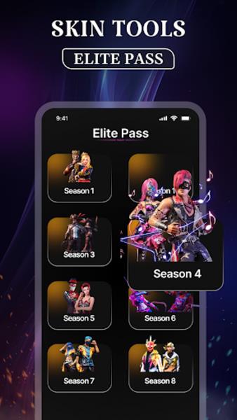 FFF Skin Tools - Elite Pass स्क्रीनशॉट 2