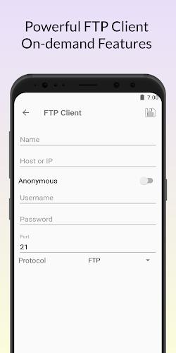 FTP Tool - FTP Server & Client ภาพหน้าจอ 1