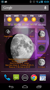 Moon Phase Widget स्क्रीनशॉट 2