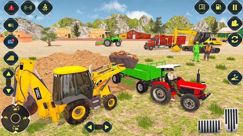 Village Excavator JCB Games Screenshot 0