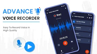 Advance Voice Recorder Скриншот 0