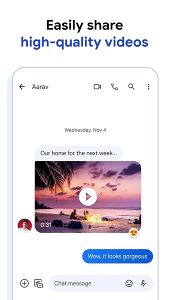 Android Messages ภาพหน้าจอ 3