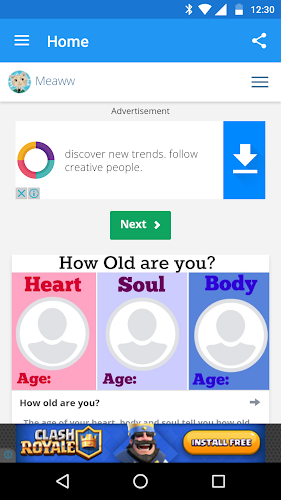 Meaww Nametests - FB Quiz App应用截图第2张