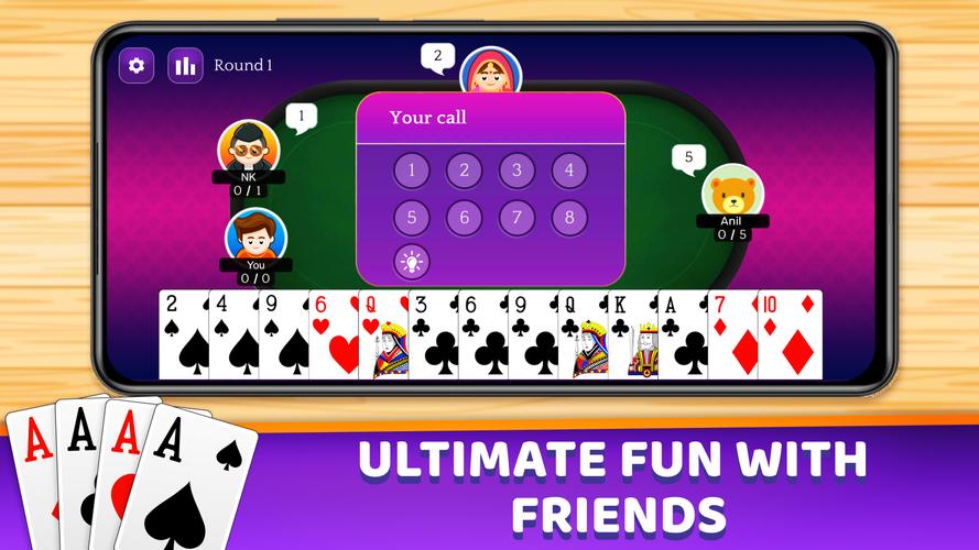 Callbreak Multiplayer स्क्रीनशॉट 1