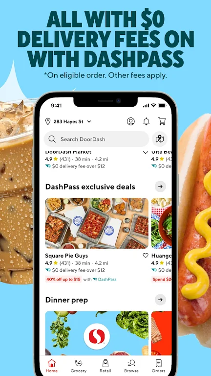 DoorDash（ドアダッシュ） - フードデリバリー、出前 スクリーンショット 3