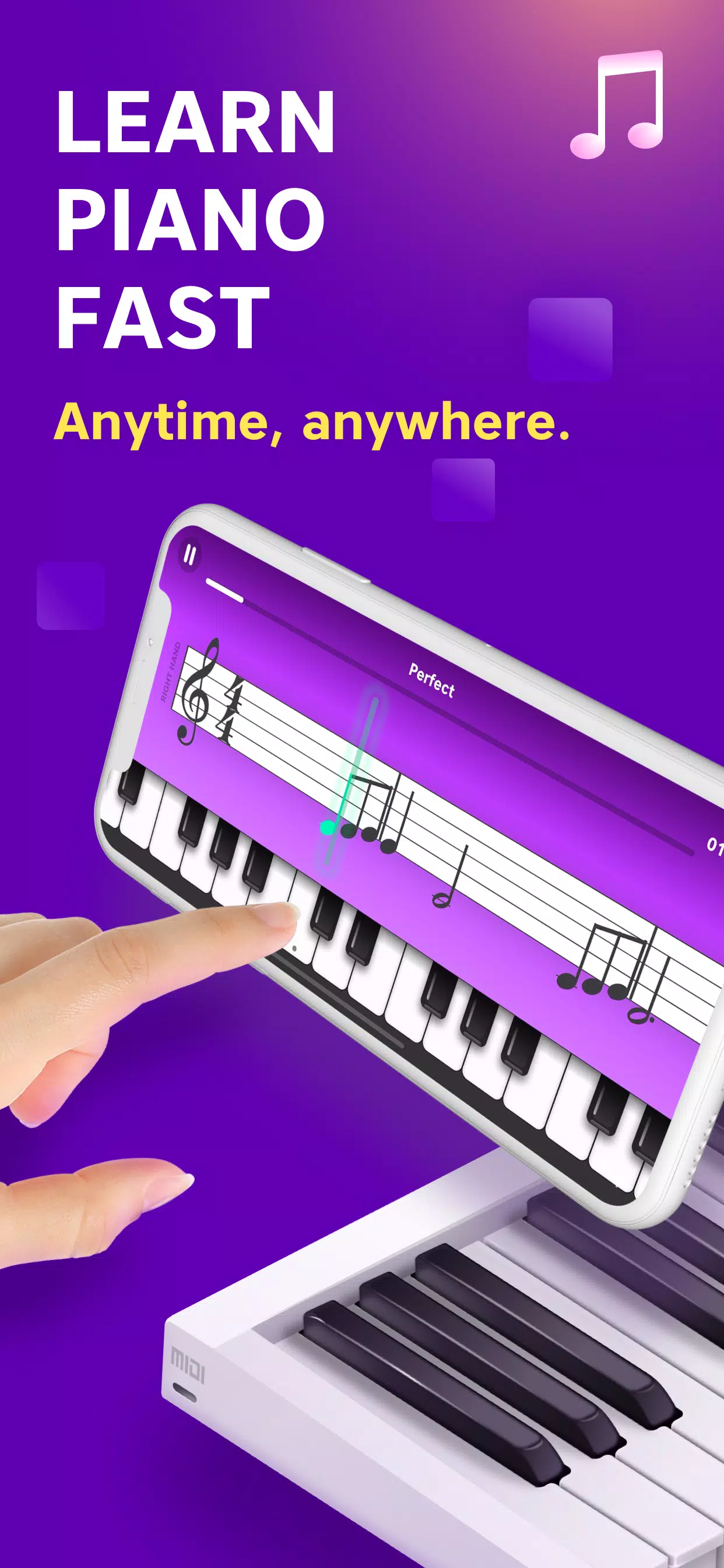 ピアノ アカデミー – ピアノの学習 - Piano スクリーンショット 0