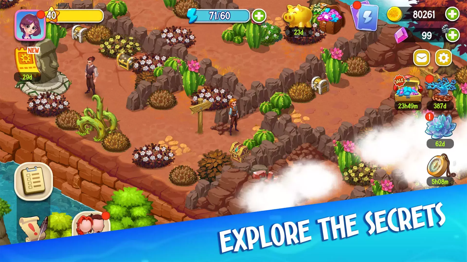 Adventure Isles: Farm, Explore ဖန်သားပြင်ဓာတ်ပုံ 1