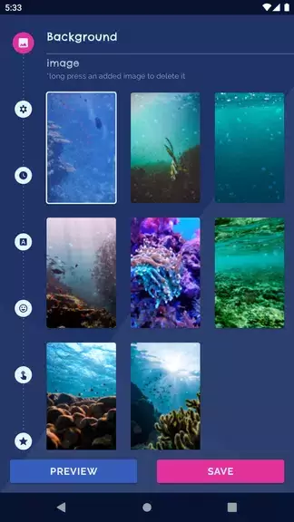 Ocean Fish Live Wallpaper 4K应用截图第0张