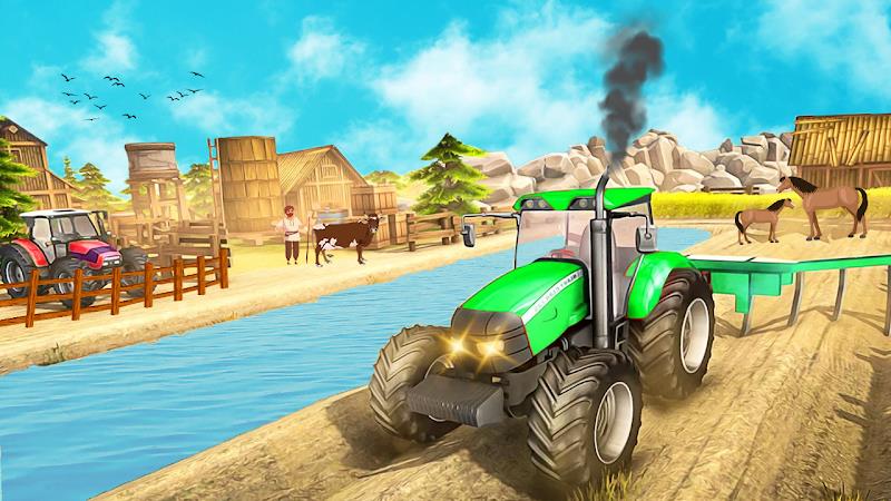 Tractor Games Farmer Simulator Tangkapan skrin 2