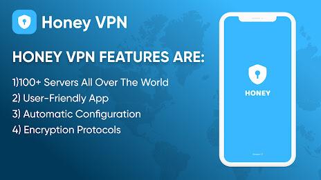 Honey VPN - Fast & Secure Tangkapan skrin 3