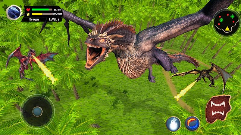 Flying Dragon Simulator Games Скриншот 3