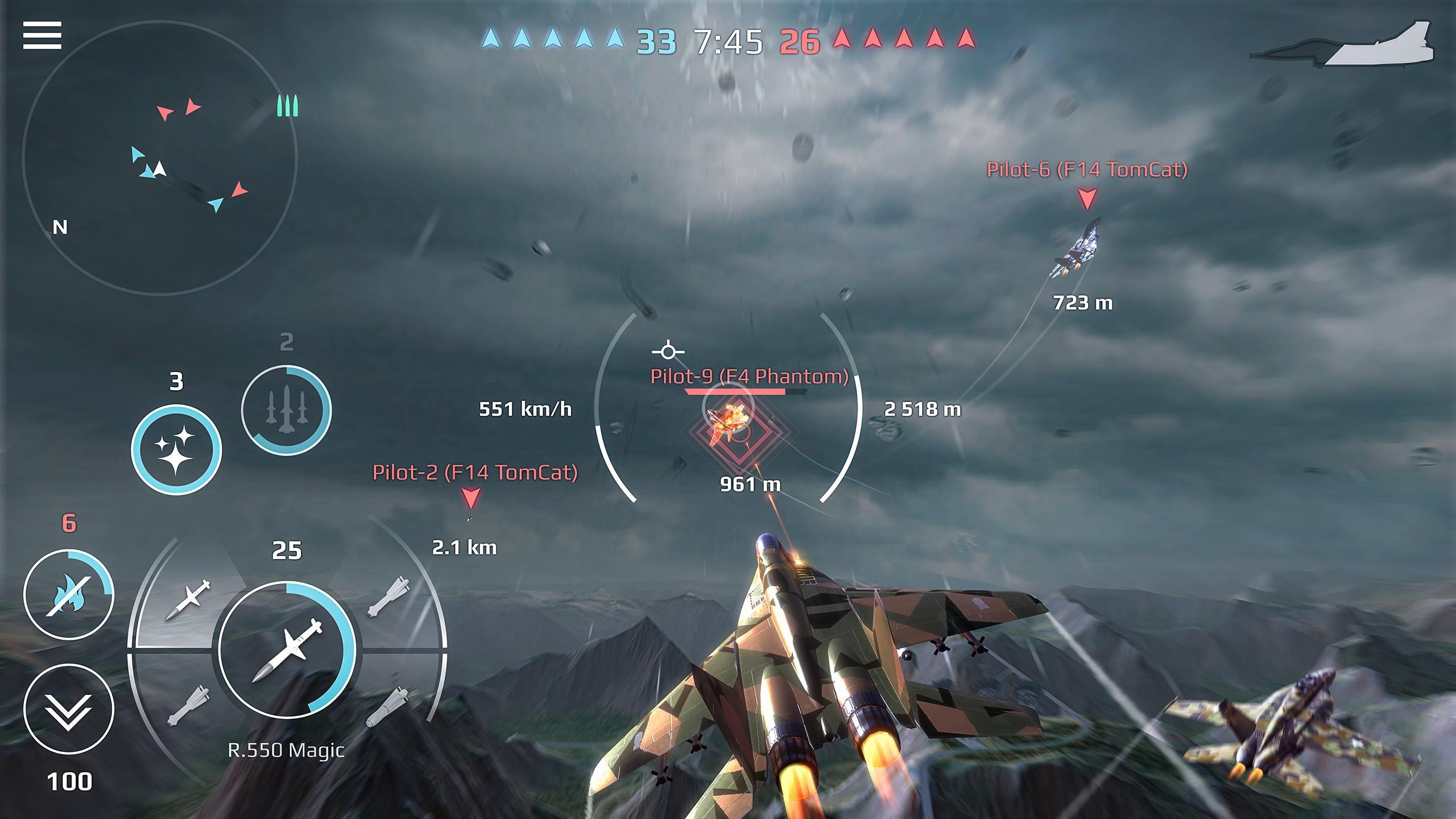 Sky Combat: Avions De Guerre Capture d'écran 0