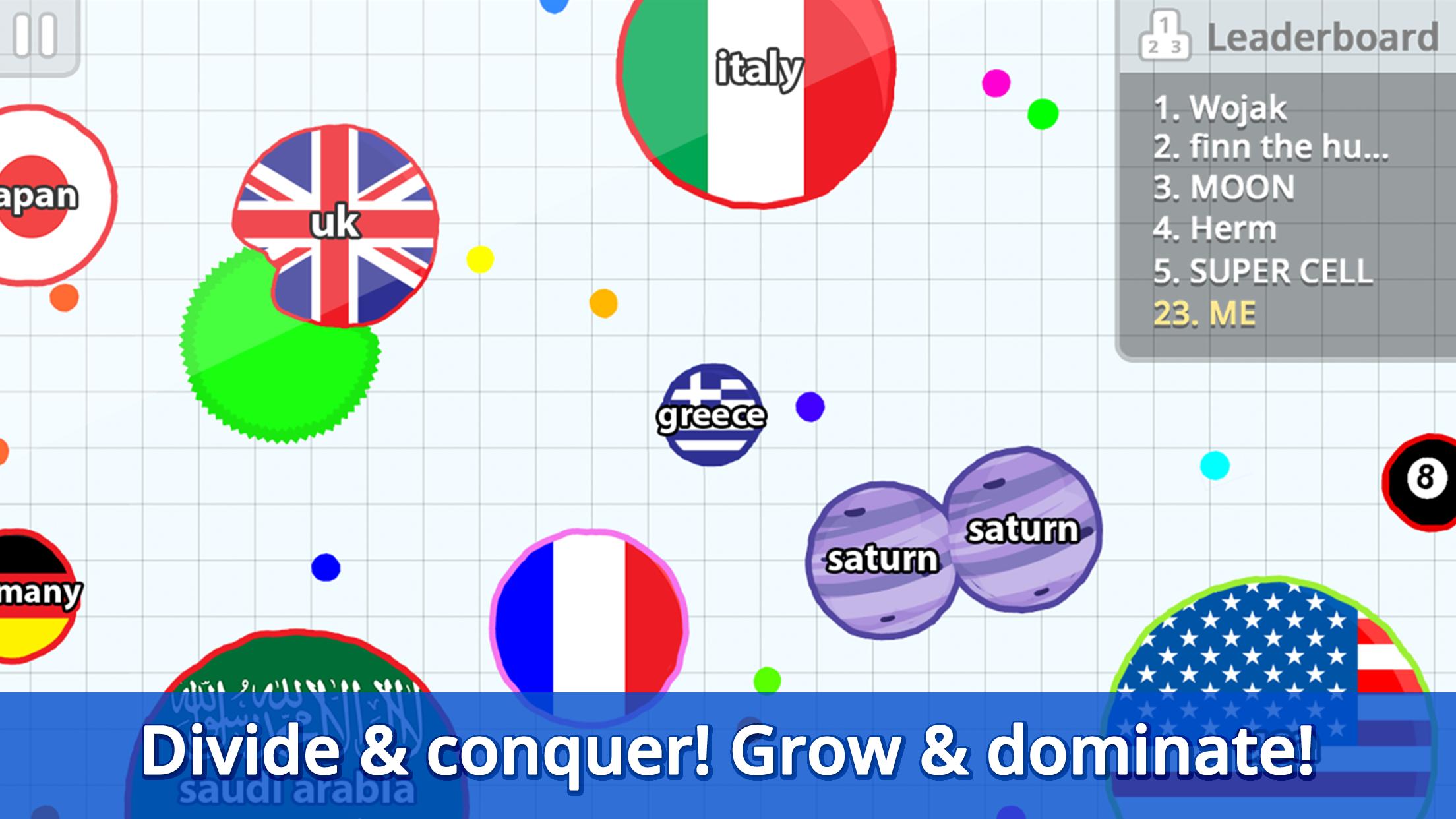 Agar.io Captura de tela 1