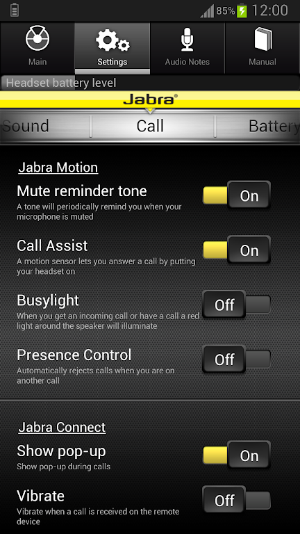 Jabra CONNECT Capture d'écran 2