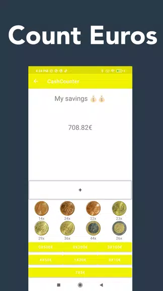 CashCounter: The euro counter Captura de pantalla 1
