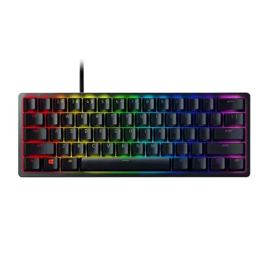 Razer - Huntsman Mini 60% Wired Optical Clicky Switch Gaming Keyboard