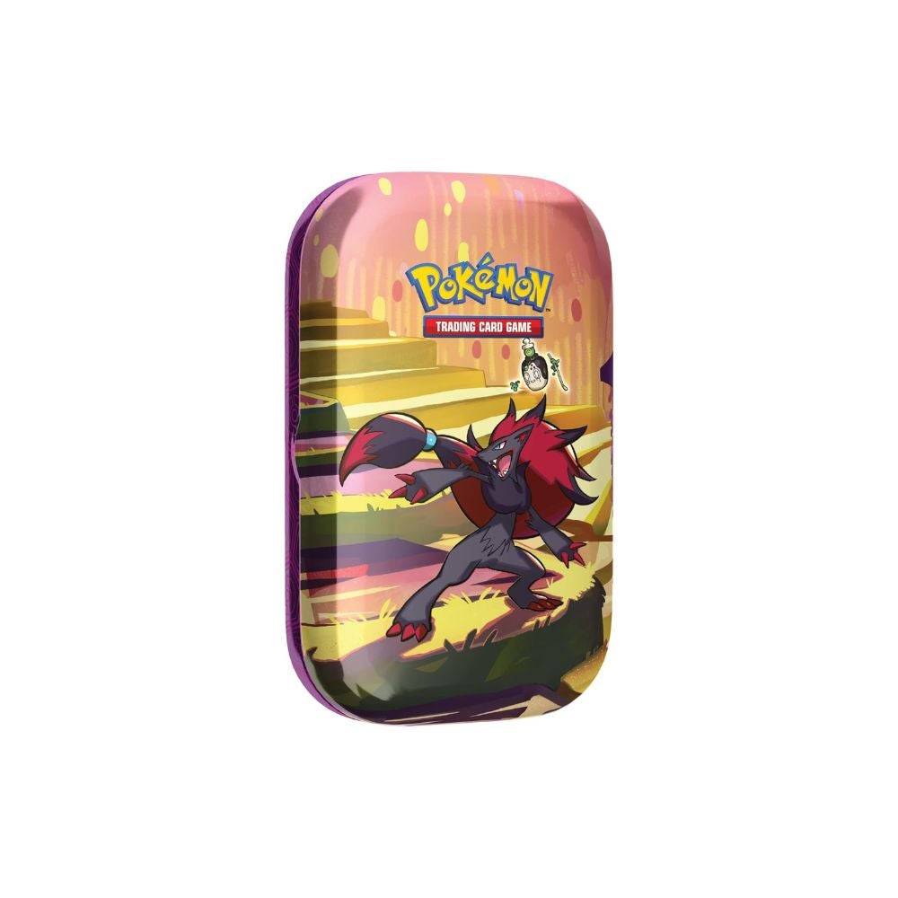 Pokémon TCG: Scarlet & Vioudet-Violet-Vioudet-Vireloud Shrouded Fable Mini Tin - Zoroark