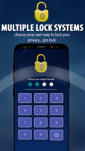 Fingerprint Lock ,Pattern lock,App Lock,Call lock स्क्रीनशॉट 2