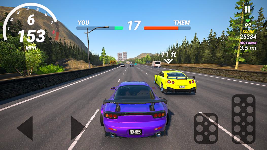 Schermata No Hesi Car Traffic Racing Mod 2