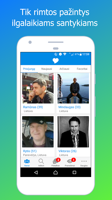antrapuse.lt - Rimtos Pažintys ภาพหน้าจอ 0