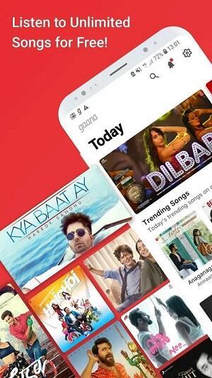 Gaana: MP3 Songs, Music App應用截圖第3張