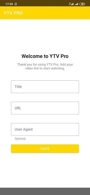 YTV Player Pro ภาพหน้าจอ 1