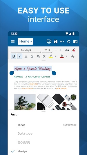 OfficeSuite ဖန်သားပြင်ဓာတ်ပုံ 2