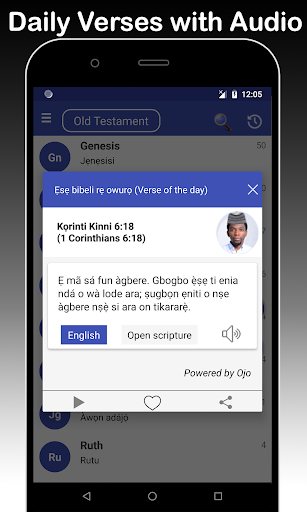 Yoruba & English Bible - With Full Offline Audio Ekran Görüntüsü 1