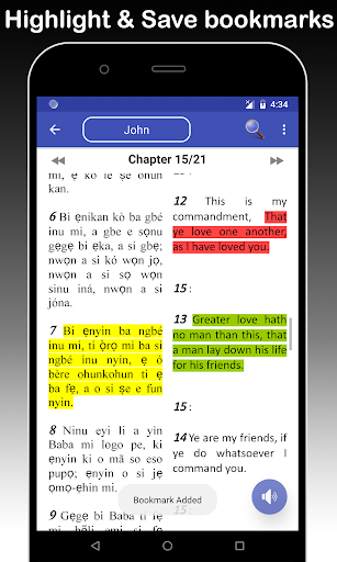 Yoruba & English Bible - With Full Offline Audio Ekran Görüntüsü 2