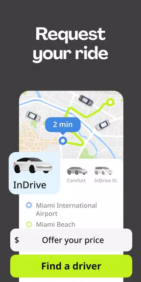 inDrive. Save on city rides Zrzut ekranu 1