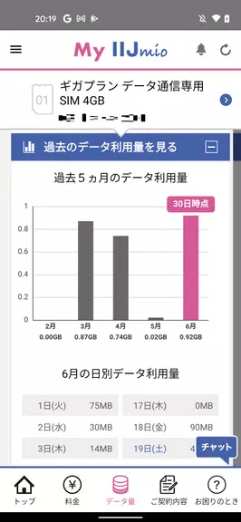 My IIJmio应用截图第3张