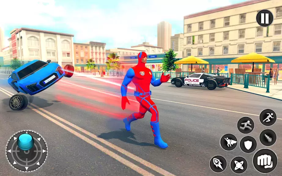 Captain Super Hero Man Game 3D Screenshot 1