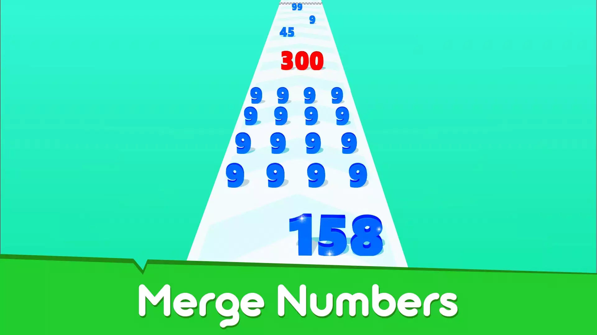 Run & Merge Numbers Game ภาพหน้าจอ 0