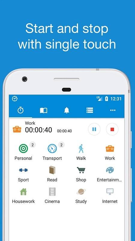 aTimeLogger Pro স্ক্রিনশট 1