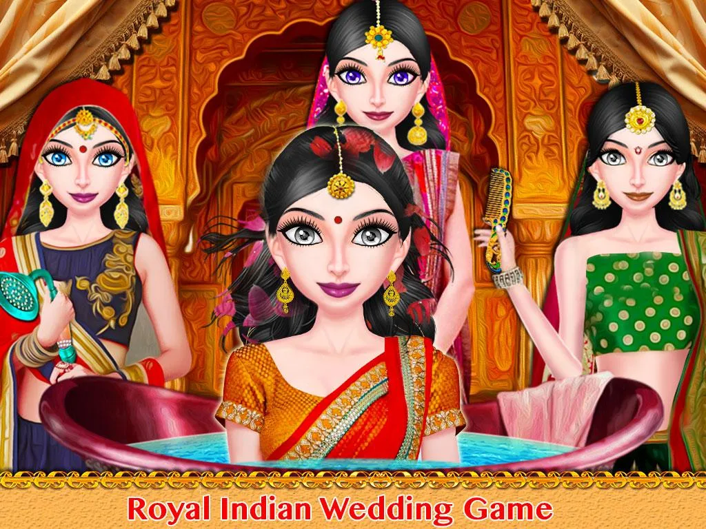 Indian Royal Wedding Beauty Schermafbeelding 2