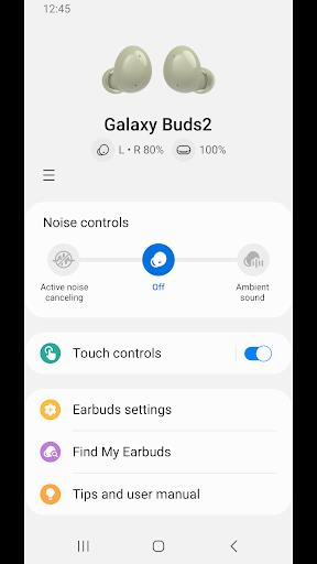 Galaxy Buds2 Manager Schermafbeelding 0