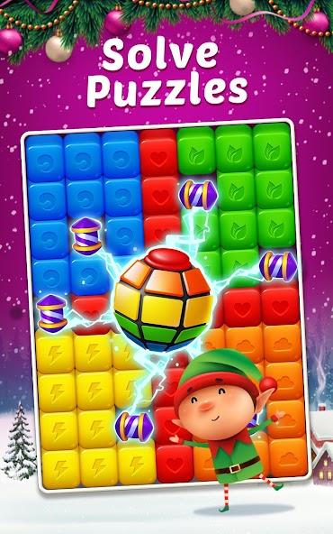 Toy Cubes Pop - Match 3 Game Mod Schermafbeelding 2