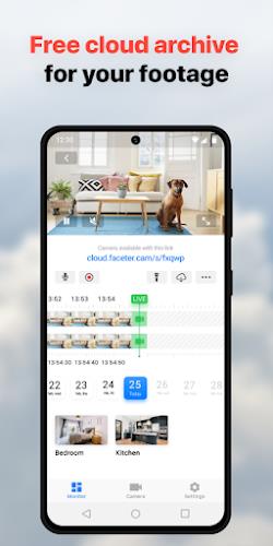 Faceter – Home security camera Captura de pantalla 2