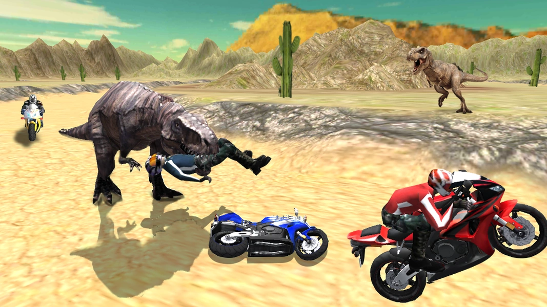 Dino World Bike Race Game - Jurassic Adventure Screenshot 3