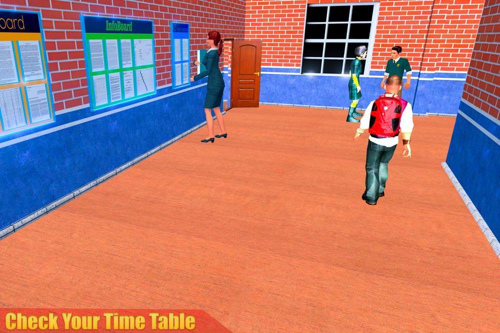 Virtual High School Teacher 3D Capture d'écran 1