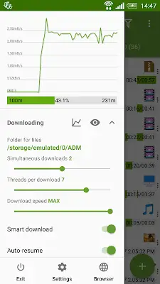 Advanced Download Manager Ekran Görüntüsü 1