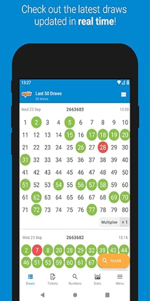 Georgia Lottery Keno : GA Live Results & Tickets スクリーンショット 0