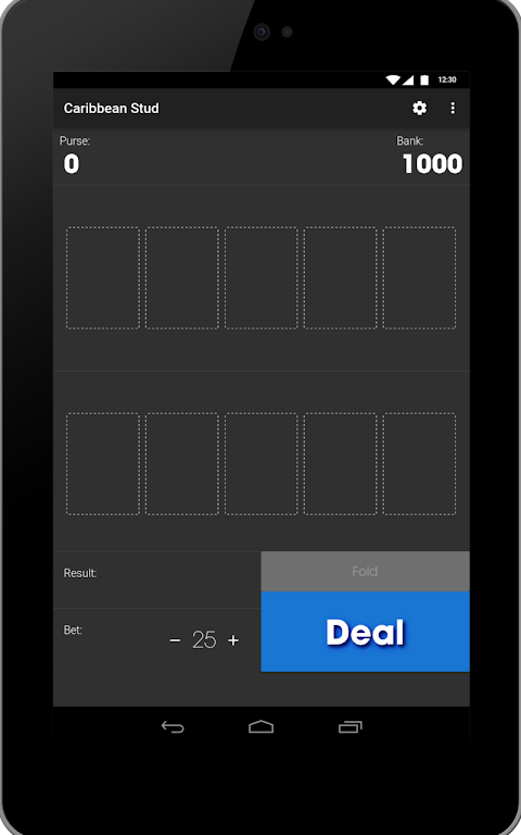 Caribbean Stud - Poker Style Card Game Capture d'écran 0