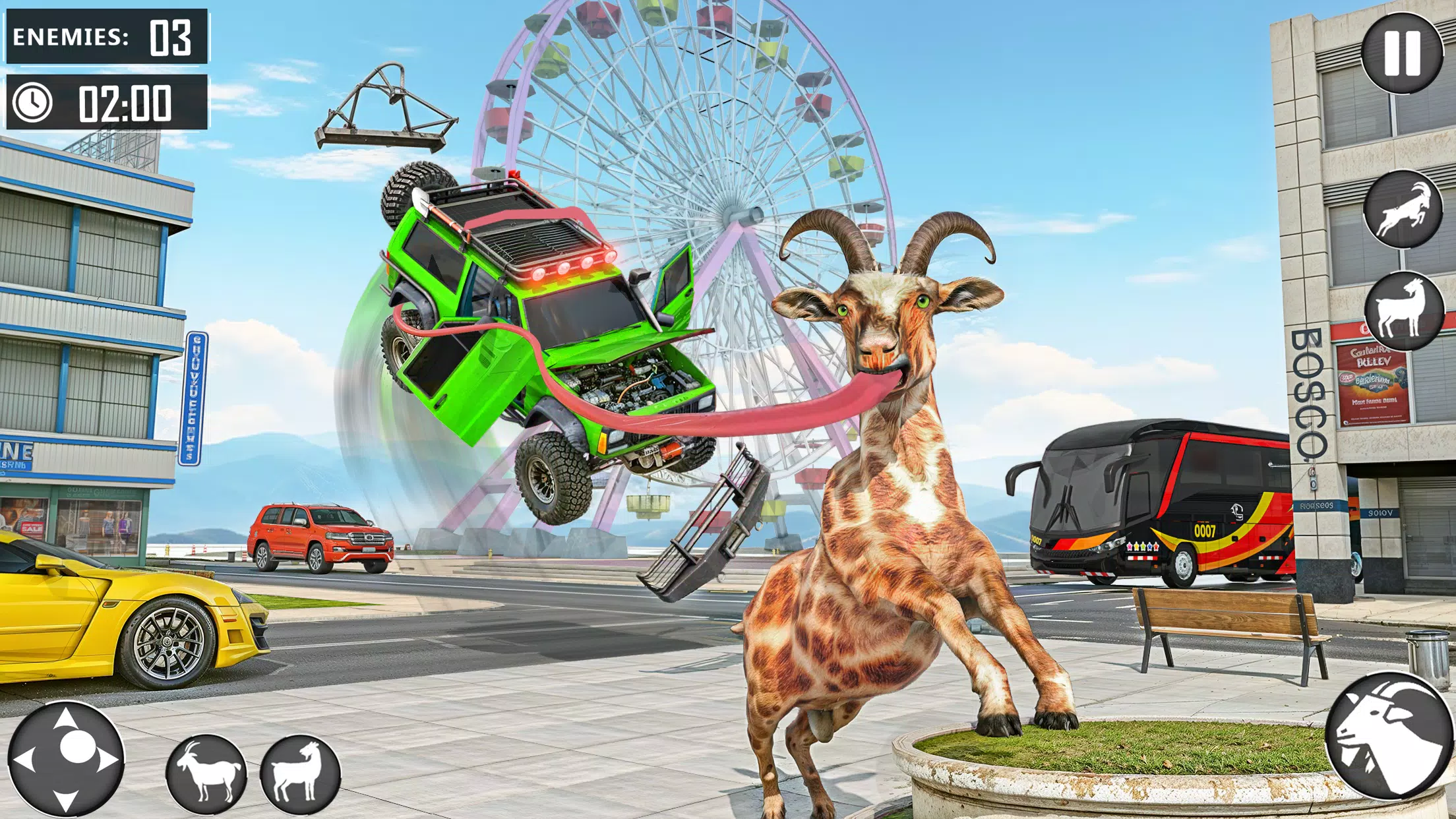 Angry Goat Fun Simulator স্ক্রিনশট 0