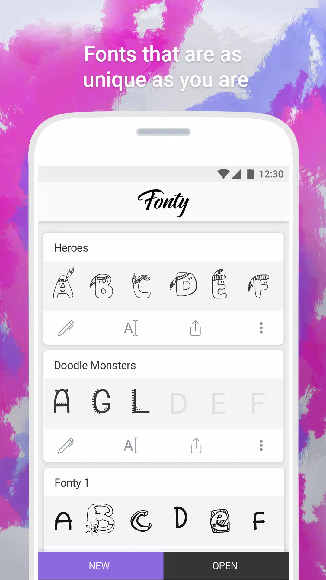 Fonty スクリーンショット 0